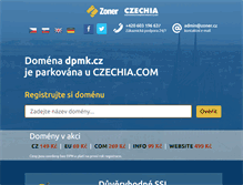 Tablet Screenshot of dpmk.cz